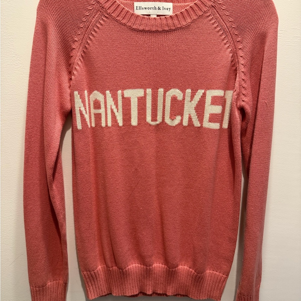 Nantucket Pink Sweater